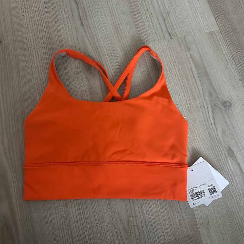 lululemon athletica Vibrant Orange Swim Top